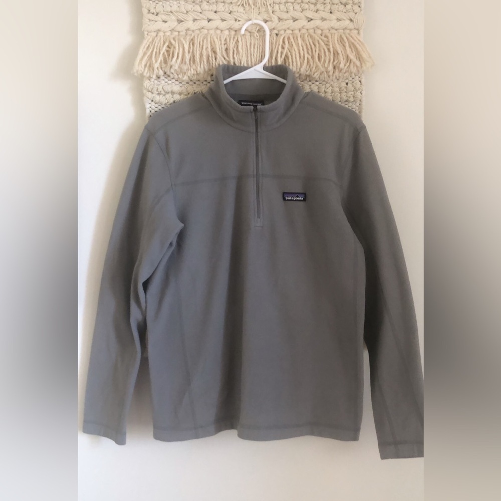 Patagonia Quarter Zip Fleece Lightweight Pullover Sweatshirt Womens Medium